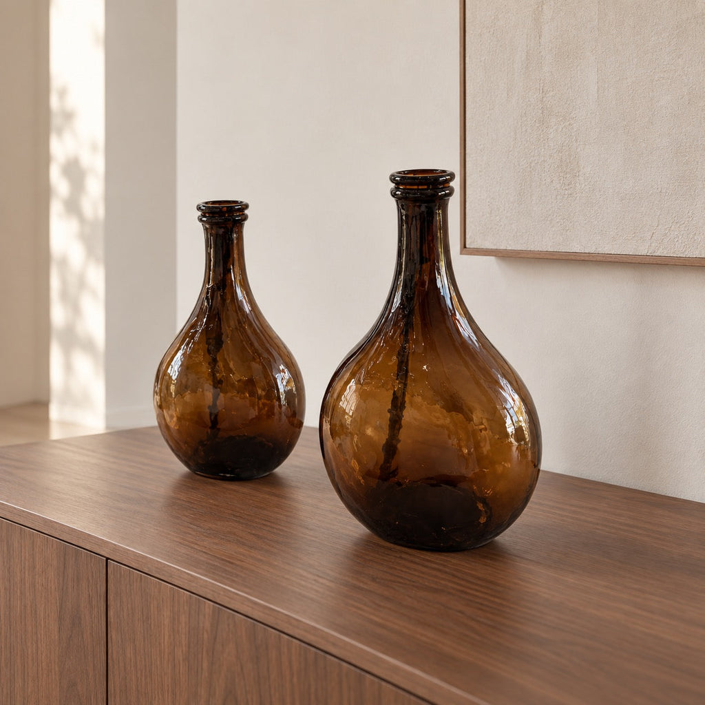 Rust — Glass Vases (pair)