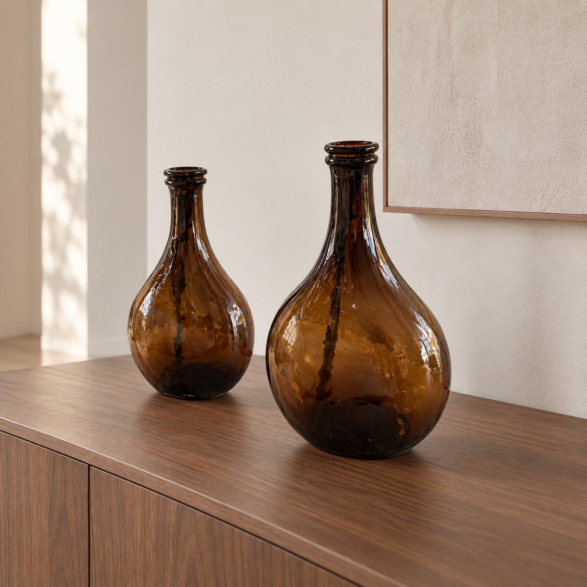 Rust — Glass Vases (pair)