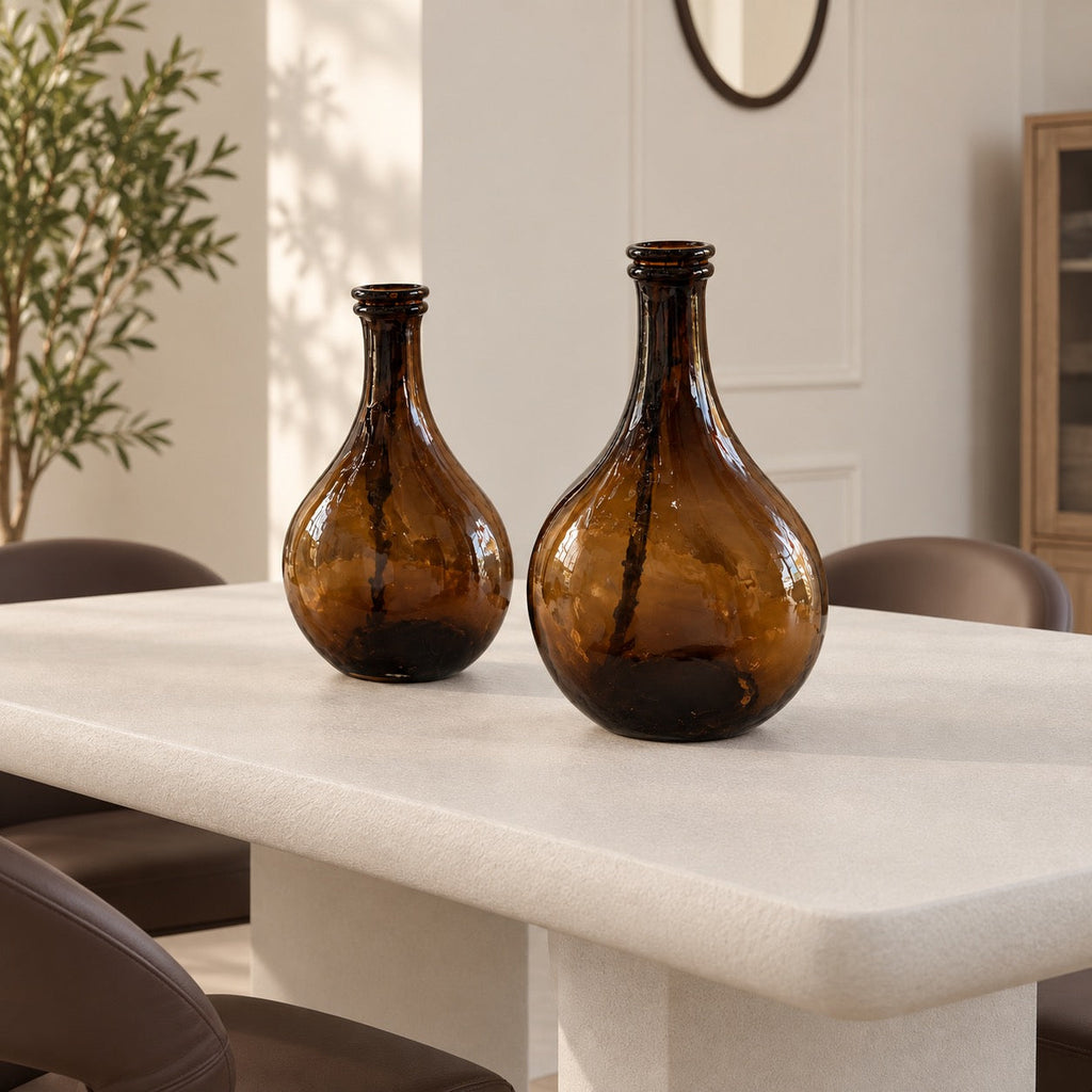 Rust — Glass Vases (pair)