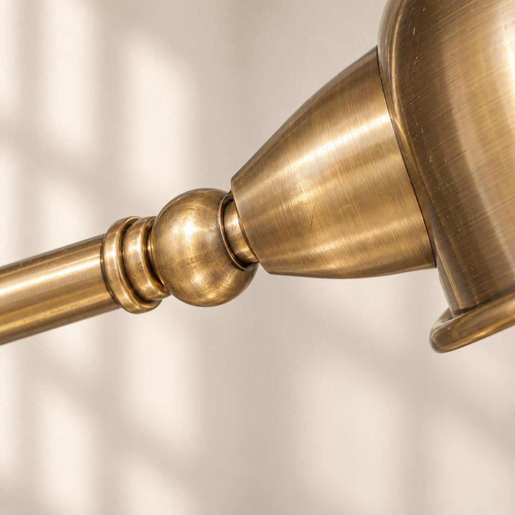 Saffron — Brass Floor Lamp