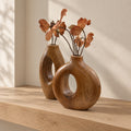 Ripple — Wood Vases (pair)