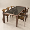 Sepia — Glass Dining Table