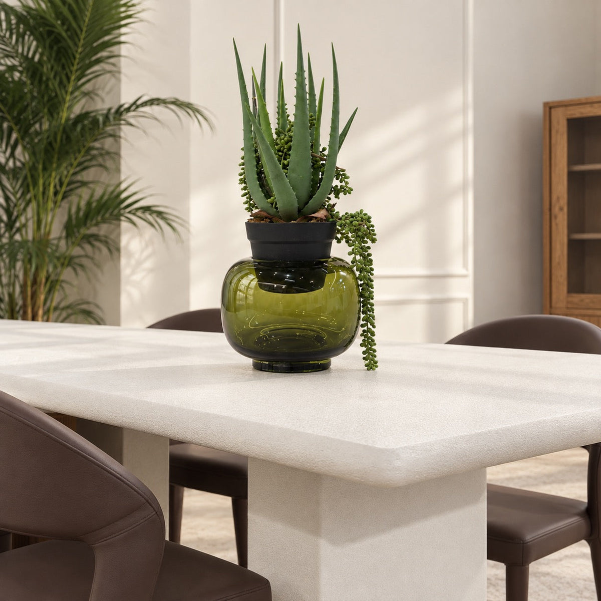 Aloe — Glass Planter