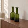 Pine — Tall Glass Vases (pair)