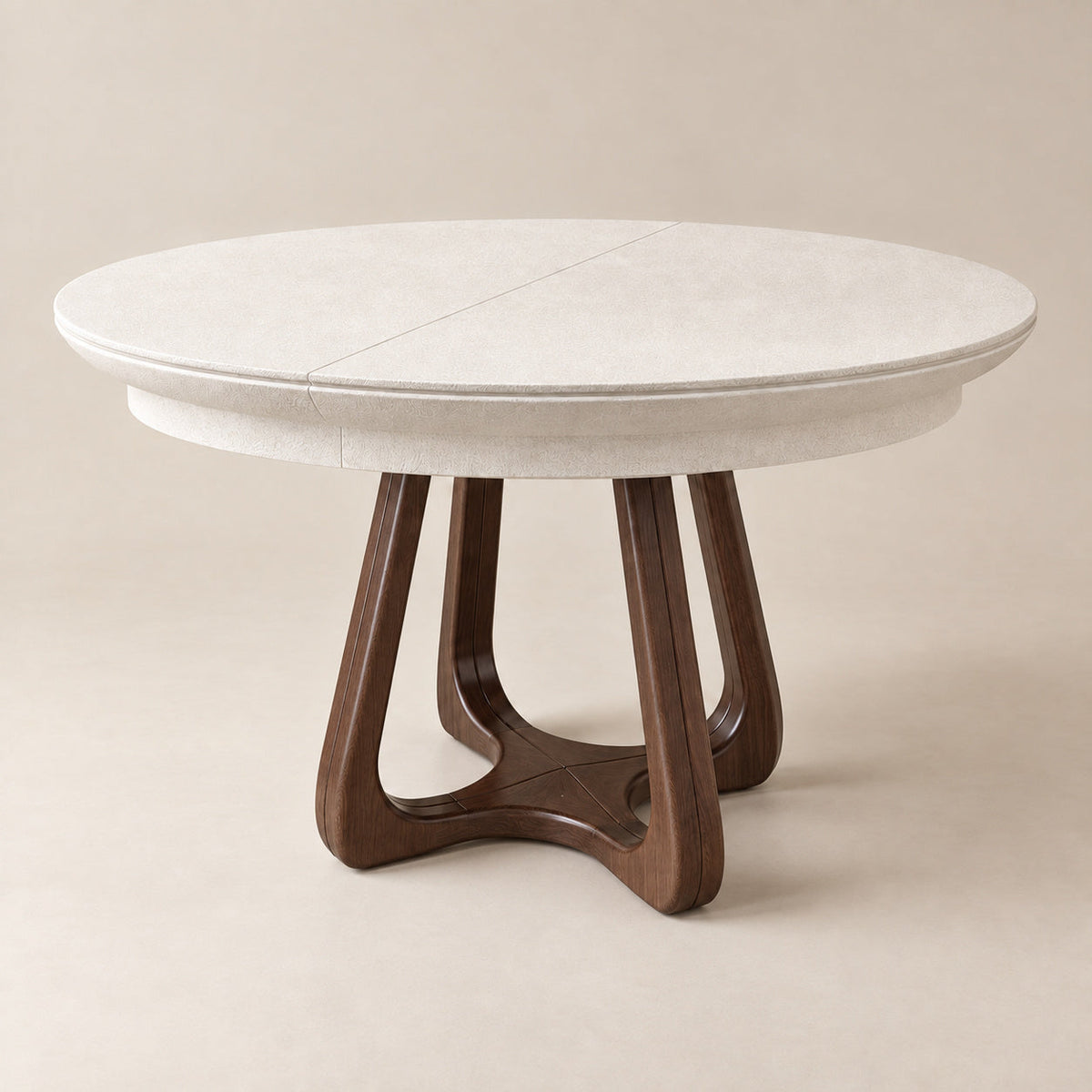 Selenite — Round Extendable Dining Table — Image 1