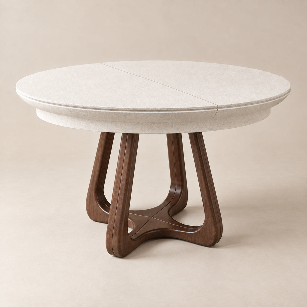 Selenite — Round Extendable Dining Table — Image 2