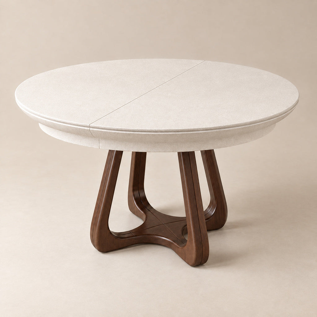Selenite — Round Extendable Dining Table — Image 3
