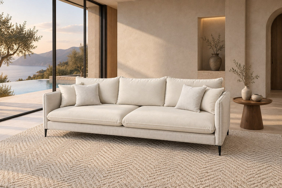 Salt — Three-Seat Sofa