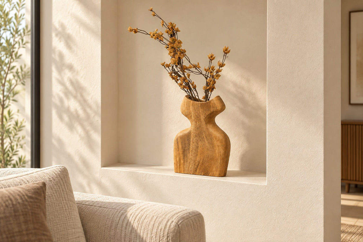 Elm — Wood Vase