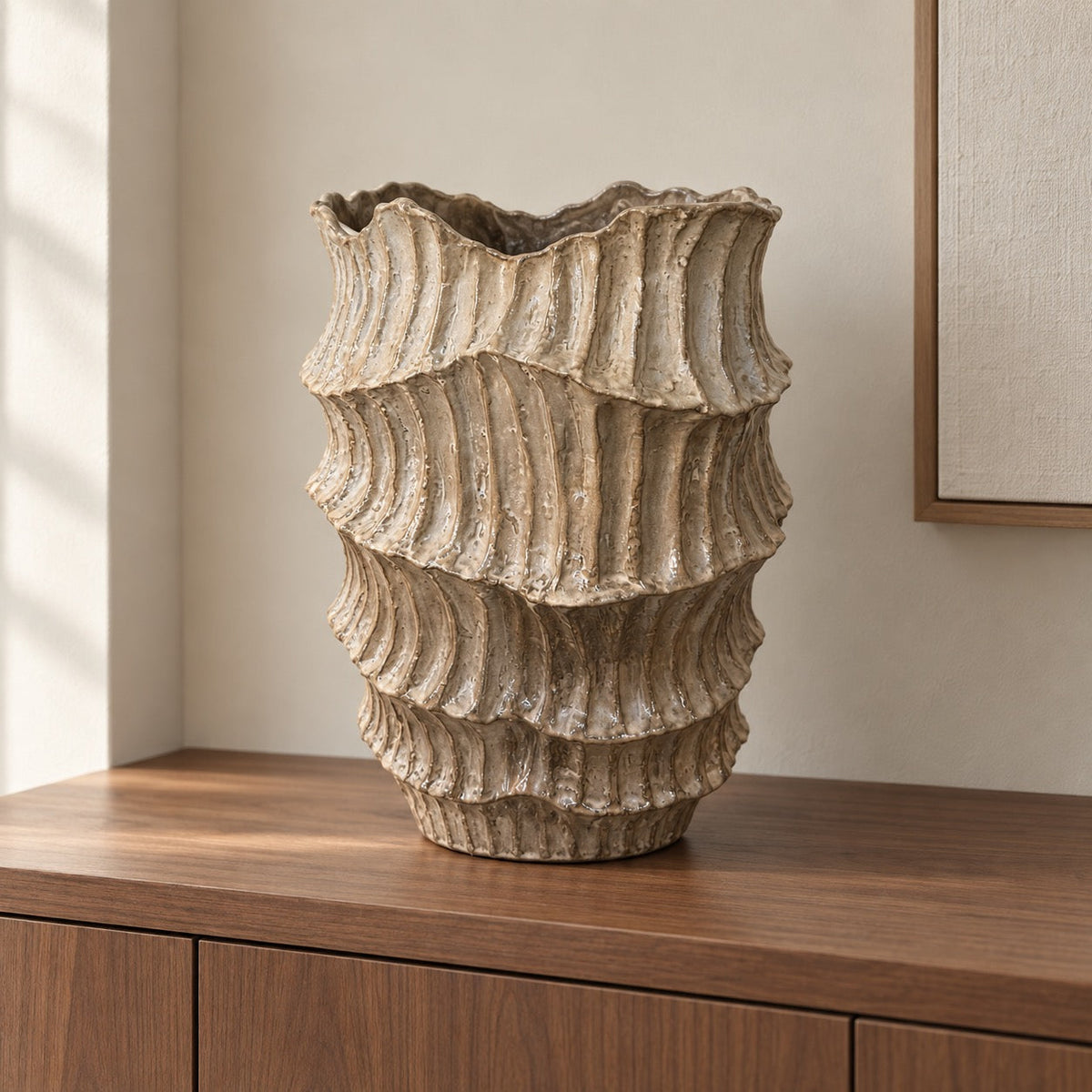 Terrace — Fluted Vase