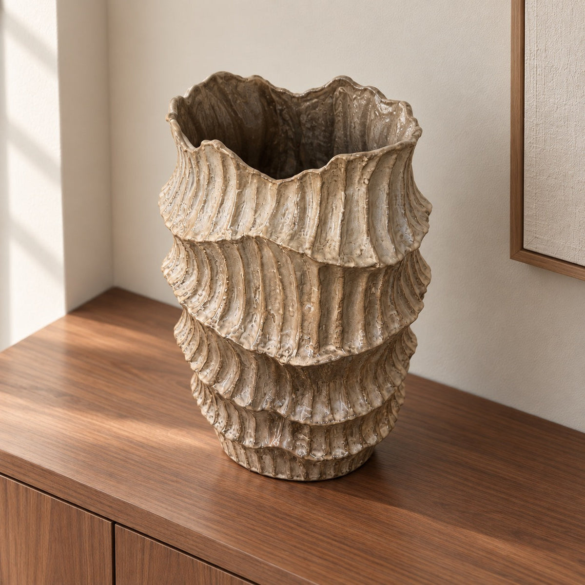 Terrace — Fluted Vase