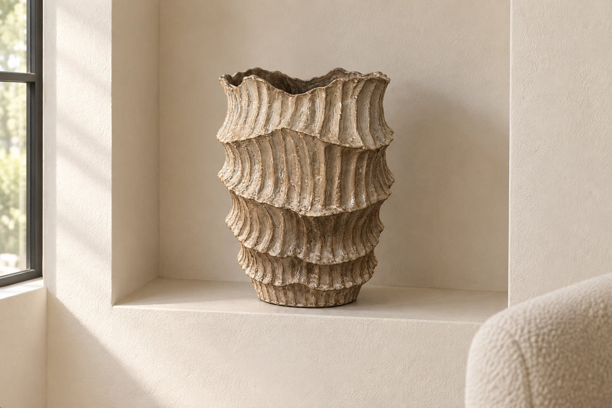 Terrace — Fluted Vase