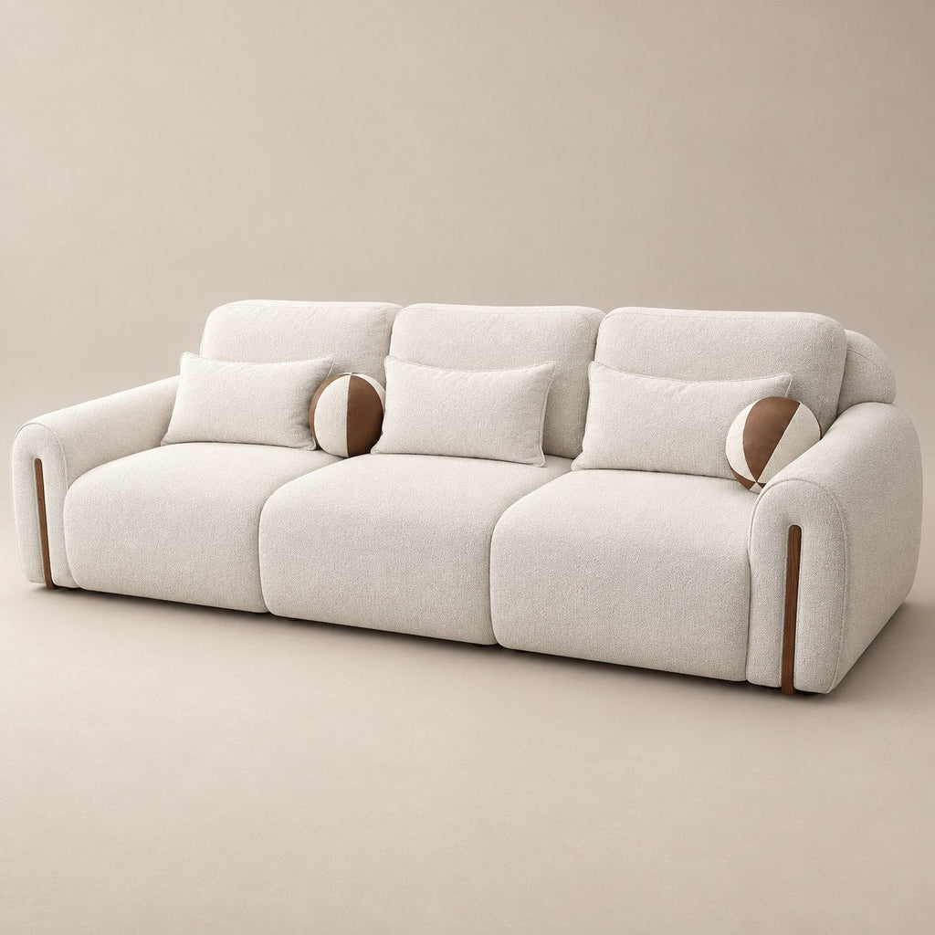 Mahogany — Three-Seat Sofa
